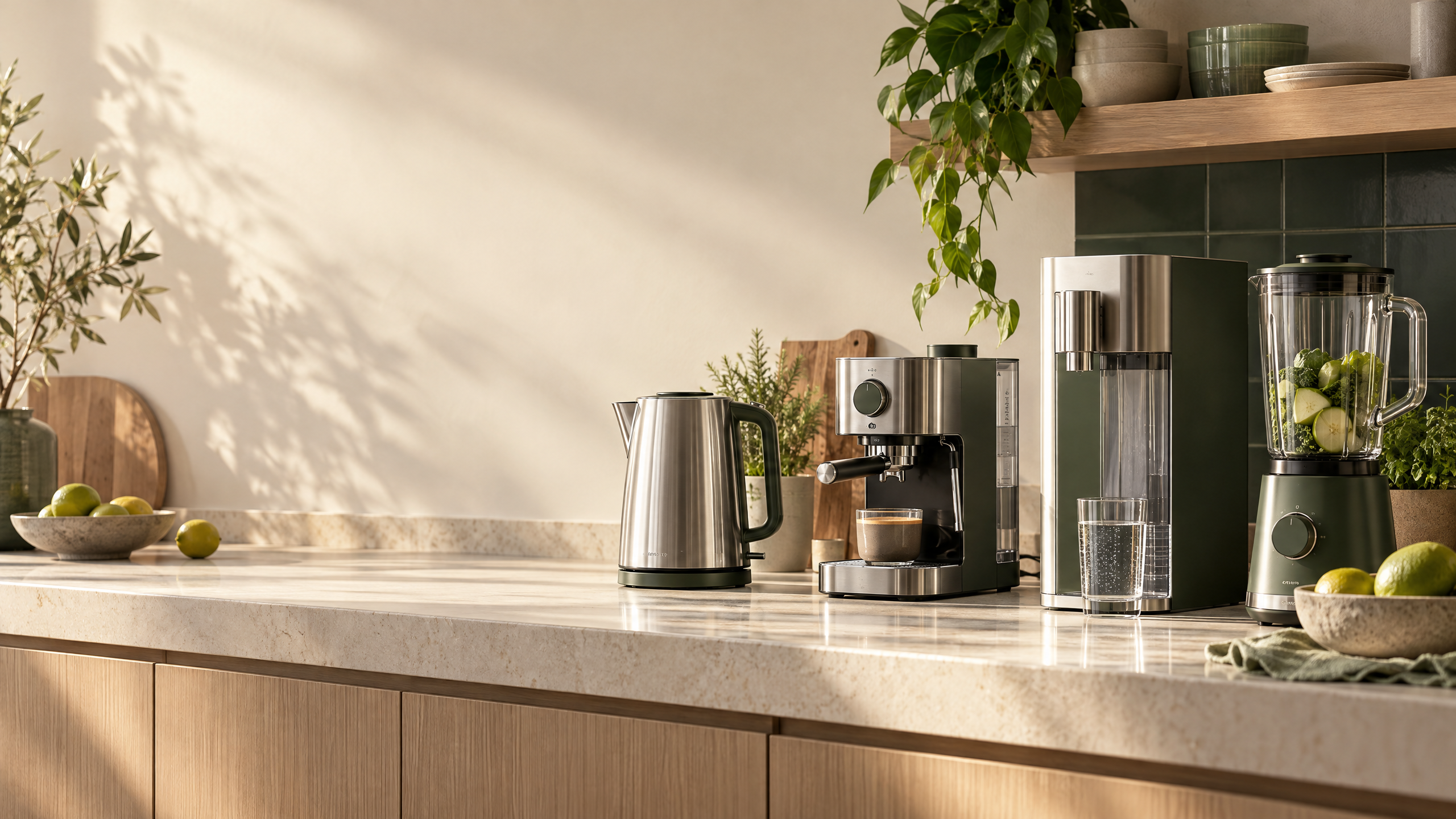Bilzingo appliances gathered in a bright, calm kitchen